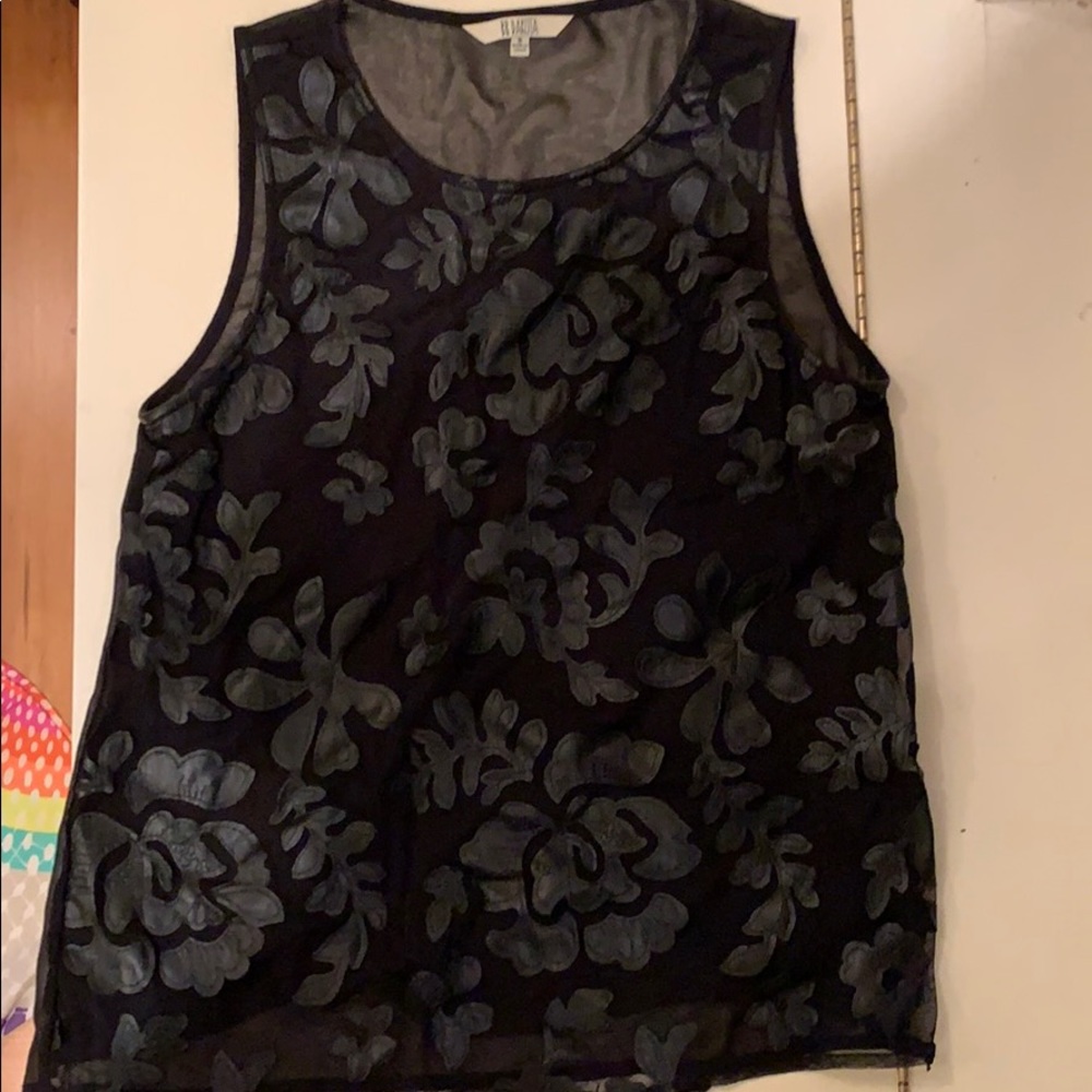 Bb Dakota leather cut out top
